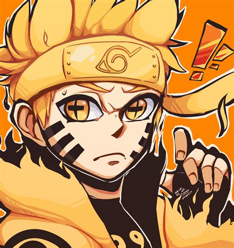 Naruto Six Paths Sage Mode Chibi Icon Hachirenachino Illustrations