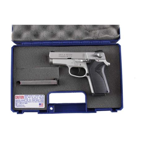 Smith And Wesson Mdl 908s Cal 9mm Snbdk1204 Double Action Semi Auto