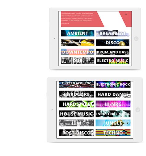 Electronic Dance Music App On Behance