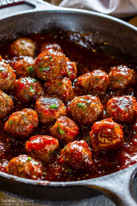 Cranberry Meatballs Recipe Appetizer Addiction