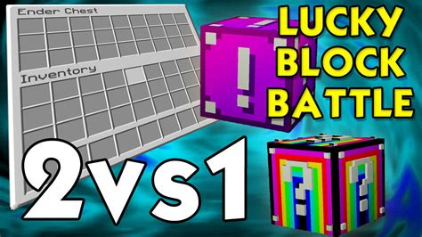 2vs1 Inventar Komplett Gecleart Minecraft Lucky Block Battle