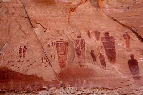 Utah Pictographs Petroglyphs And Rock Art Horseshoe Canyon