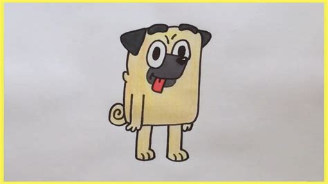 How To Draw Buddy From Bluey ️ Youtube