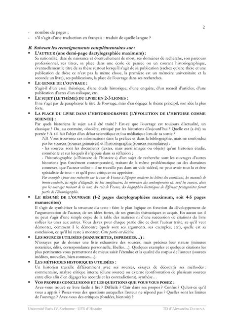 Exemple De Fiche De Lecture Histoire  Dor Contohx