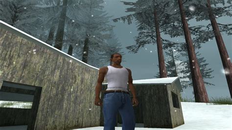 Gta San Andreas Snow Falling Mod Gameplay Gta San Andreas Christmas