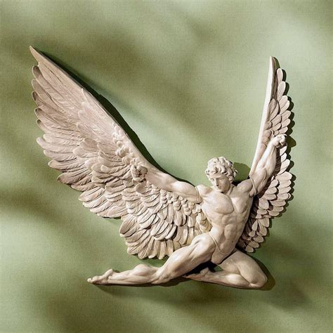 Icarus Angel Wall Plaque Greek Mythology Beattitudes Religious Ts
