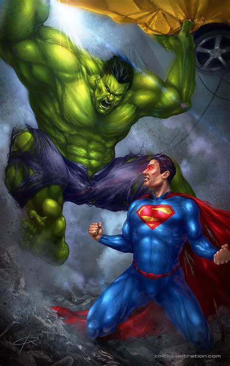 Superman Vs Hulk By Aioras On Deviantart Hulk Vs Superman Hulk Art