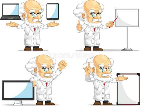 Cartoon Professor Scientist Stock Illustrations 11447 Cartoon