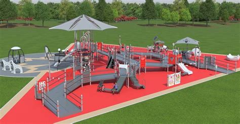 A New Childrens Playground Funded By Canadian Tire At Unwin Park In
