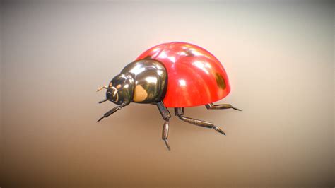 Lady Bug Rigged Download Free 3d Model By Coalexhamm Chamlow21