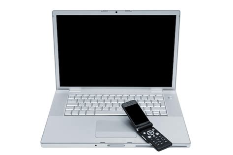 Premium Photo Mobile Phone And Laptop