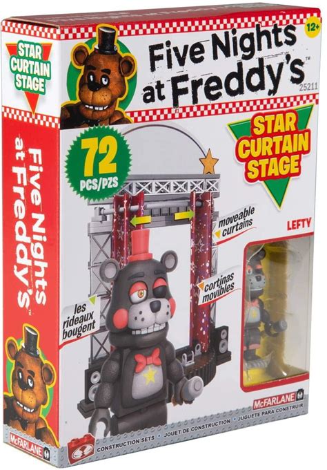 Mcfarlane Five Nights At Freddys Star Curtain Stage Small Construction