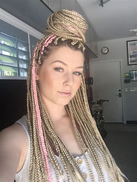Best Pic Long Box Braids Caucasian Tips Anyone Get Back Home Right