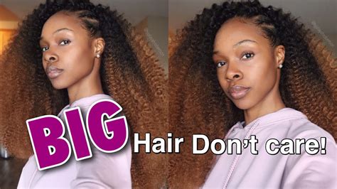 Is This Too Big Curly Crochet Hair Tutorial Ft Trendy Tresses Review Youtube