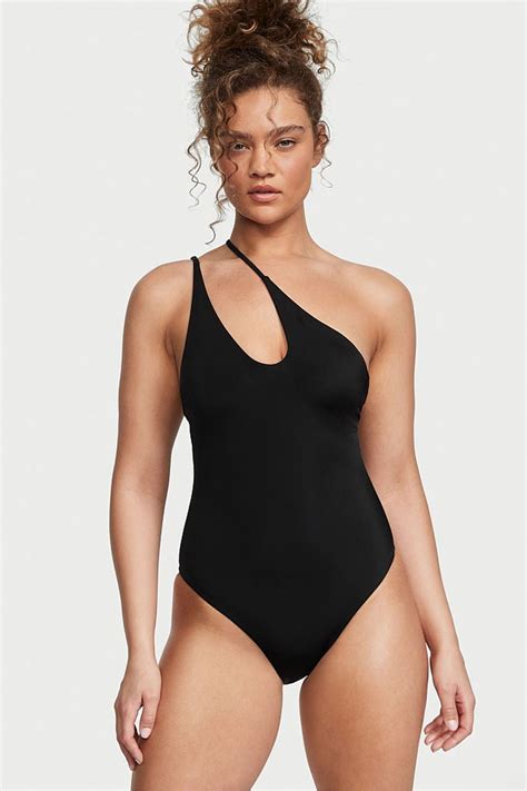 buy victoria s secret cut out one shoulder one piece swimsuit from the victoria s secret uk
