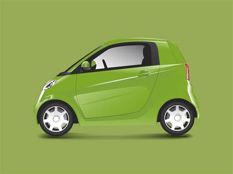 Green Compact Hybrid Car Vector Download Free Vectors Clipart