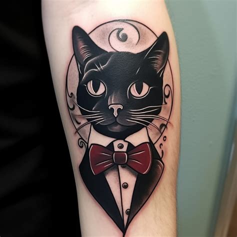 65 Tuxedo Cat Tattoo Ideas