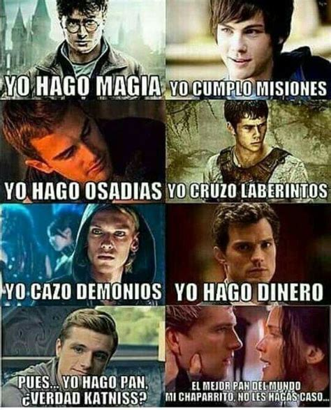 En mi opinión son mejores los libros que las pelis, suele. Y también es sobreviviente de los juegos del hambre ...