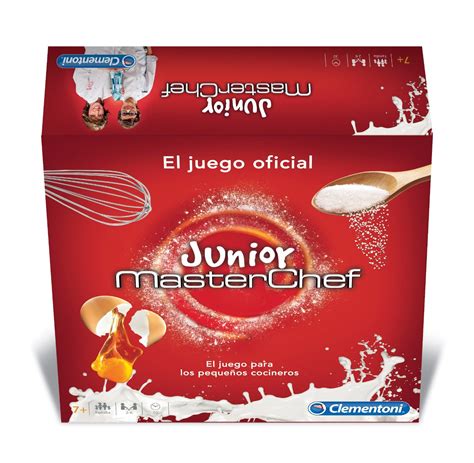 Juego masterchef para los pequeños cocineros y para toda la familia. MasterChef Junior Juego de Mesa - Clementoni 55099 - 1001Juguetes