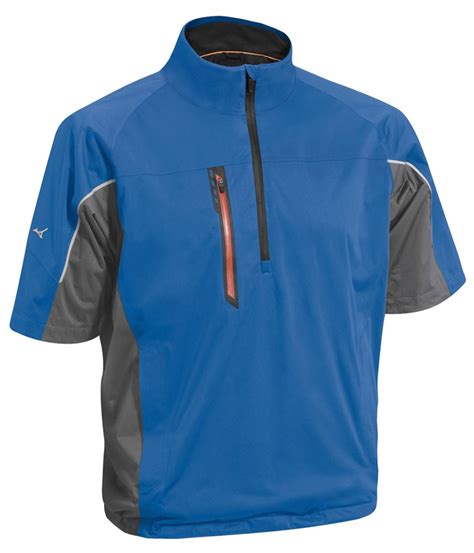 Mizuno Mens Impermalite F10 Short Sleeve Rain Jacket Golfonline