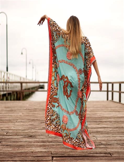 Silk Kaftan Silk Floral Print Beach Coverup Womens Silk Kaftan Full Length Silk Caftan Silk
