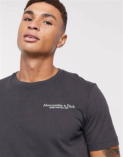 Abercrombie And Fitch City Back Print T Shirt In Black Asos