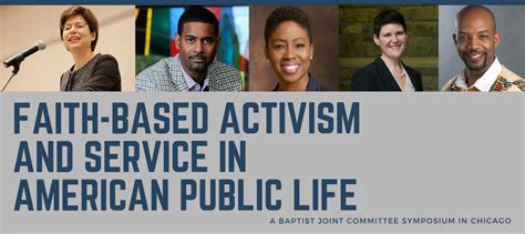 Faith Based Activism And Service In American Public Life Bjc