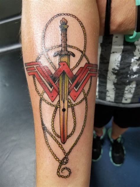 [LMH] WW Tattoo | Wonder woman tattoo, Woman forearm tattoo, Wonder tattoo