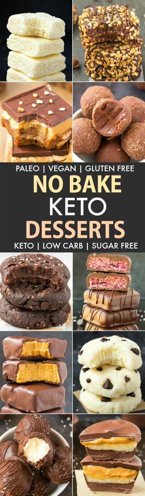 They are gluten free and low sugar brownies and two favorite desserts combined into one tasty dessert! Easy No Bake Low Carb Keto Desserts (Paleo, Vegan)