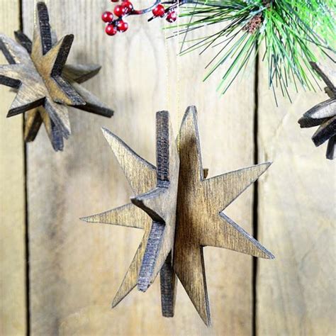 30 Wooden Christmas Star Diy