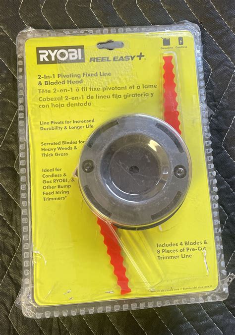 Ryobi Reel Easy In Pivoting Fixed Line Bladed Head For Bump Feed