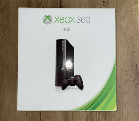 Rare New Microsoft Xbox 360 E 4 Gb Black Mod 1538 Factory Sealed