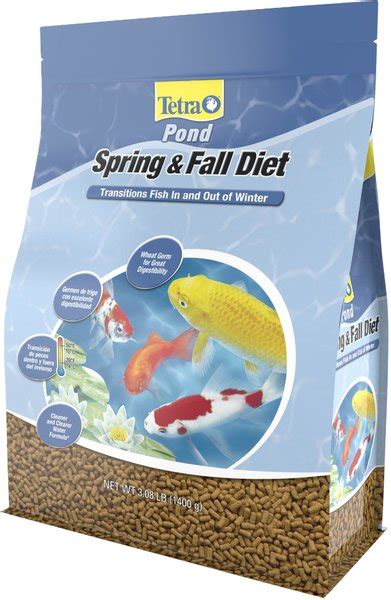 Tetra Pond Spring And Fall Diet Transitional Fish Food 308 Lb Bag