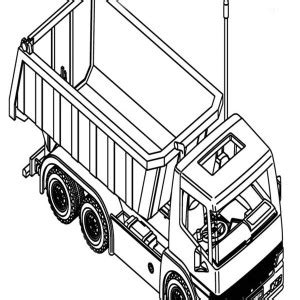 They are used for a huge range of tasks and come in all shpaes and sizes. Simple Dump Truck Line Art Coloring Page : Kids Play Color