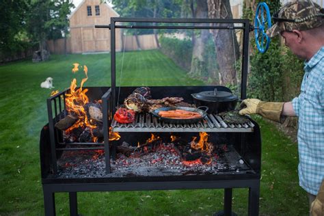 Usa Made 48 Argentine Wood Fired Parrilla Asado Grill Full Sized