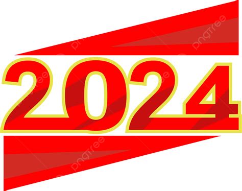 2024 New Year Logo Text Design Vector 2024 New Year Logo Text Design