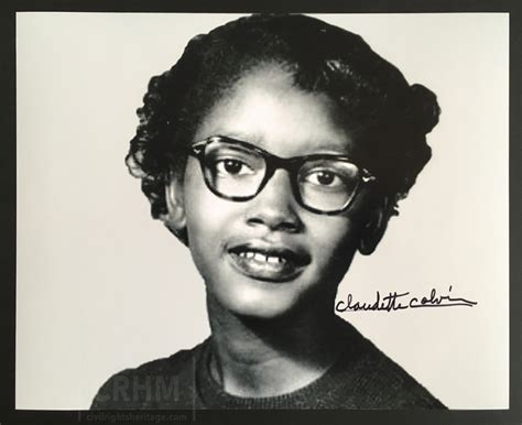 Claudette Colvin Signed Photo Civil Rights Heritage Museum Online