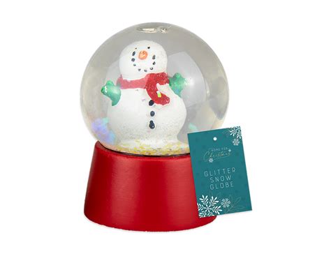 Wholesale Mini Resin Glitter Snow Globe Bulk Buy Christmas Ornaments