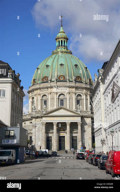 Dome Of The Marble Church Copenhagen Denmark Stock Photo Alamy