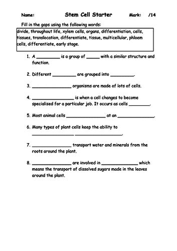 We would like to show you a description here but the site won't allow us. Stem Cell - New AQA Biology GCSE | Teaching Resources