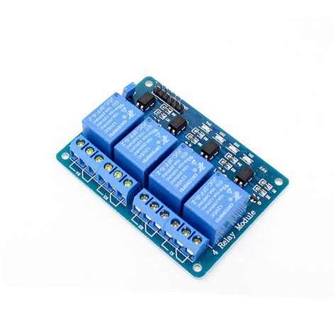 12v 4 Channel Relay Module With Optocoupler Roboticsdna