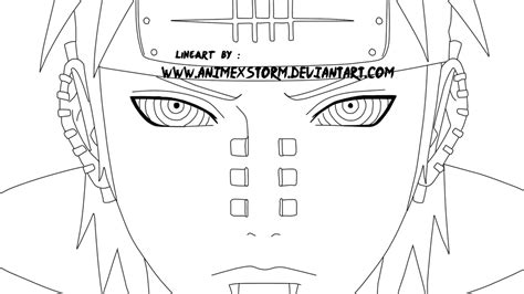 Pain Lineart By Animexstorm By Animexstorm On Deviantart