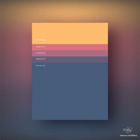 8 Beautiful Flat Color Palettes For Your Design Layth Jawad Flat