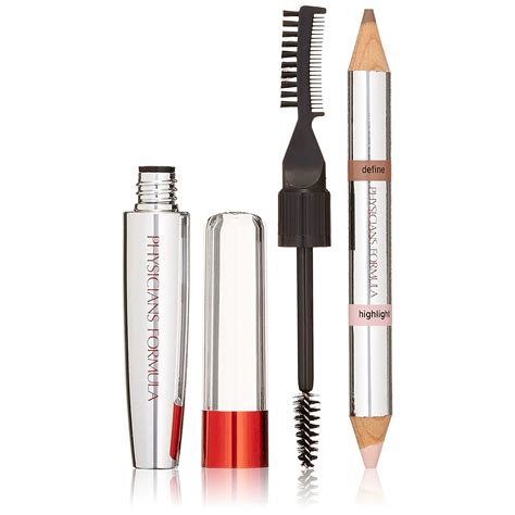 physicians formula eye booster™ 4 in 1 brow boosting kit universal brown