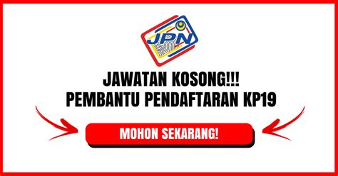 In addition, nrd is also responsible for determining citizenship status and. Jawatan Kosong Pembantu Pendaftaran KP19 Jabatan ...
