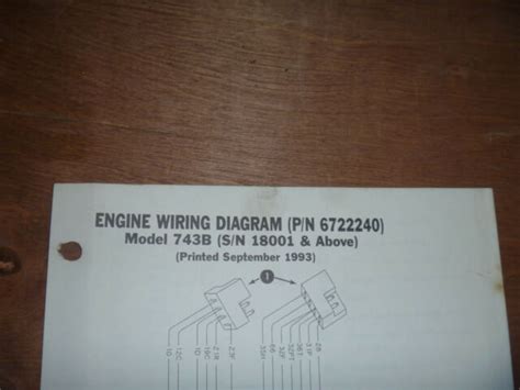 Bobcat 743b Skid Steer Engine Electrical Wiring Diagram Schematic