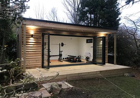 Bespoke Garden Gym In Scotland 3 Gym Room At Home Dream Home Gym