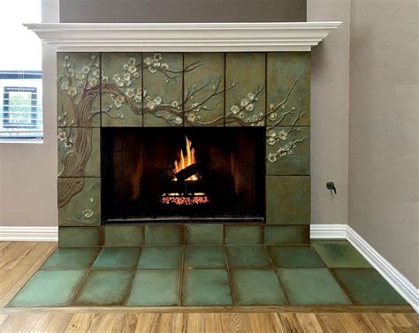 Fireplaces — Pasadena Craftsman Tile