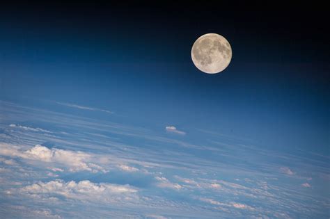 Moon Seen From The International Space Station Earth Blog