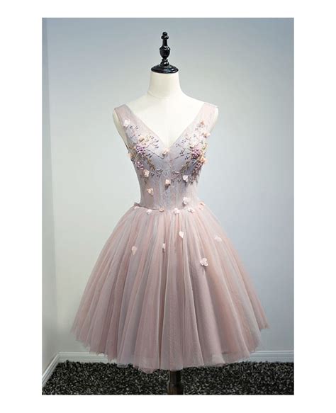 Vintage Poofy Short Tulle Homecoming Dresses For Teens